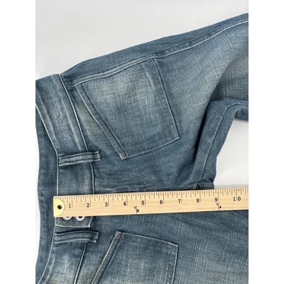 Vintage Diesel Hush Jeans Sz 25 (Meas 26) Made In Italy Bleached Y2K MSRP $475